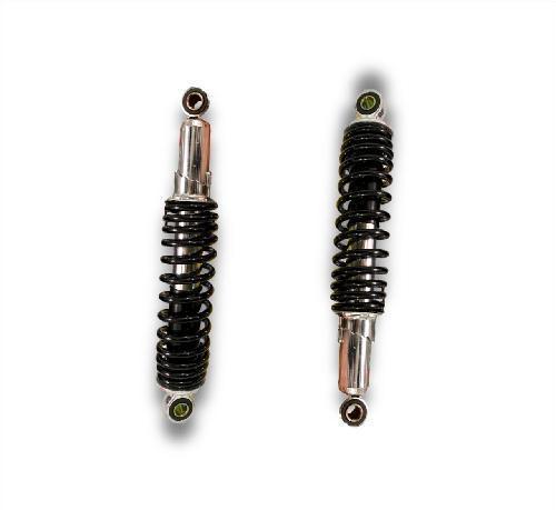 AMORTIGUADORES TRASEROS ITALIKA DT125 32CM NEGRO - Imagen 2
