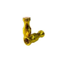TAPONES VALVULA RIN BOTELLA ALUMINIO DORADO 2 PIEZAS
