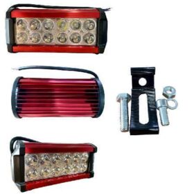 Barra Led Roja Larga 2500Lm Alta Densidad