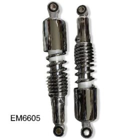 AMORTIGUADORES TRASERO ITALIKA FT125 FORZA125 CROMADO 32CM TT