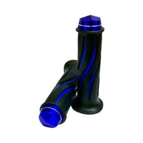 PUÑOS GOMA-ALUMINIO AZUL