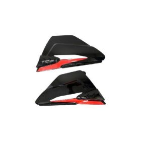 CUBIERTAS LATERALES ITALIKA DT 150 CLASICA 2020-23 ROJA/NEGRA