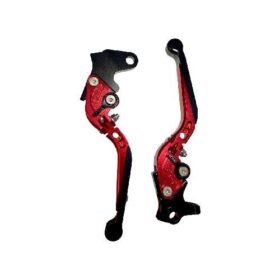 MANIJAS AJUSTABLES ABATIBLES YAMAHA FZ16 FZ 2.0 ROJAS