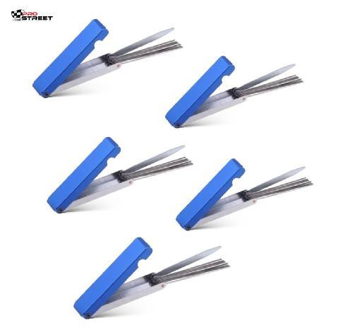 Herramienta Acero Para Limpiar Carburador 5 Piezas