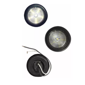 Faro Trasero Plano 5Cm Plafon Ensamble Negro-Blanco