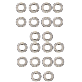 20 Balatas Freno Tambor Ws150 Gama150 Ds150 Ft125 Ft150ts