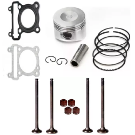 VALVULAS, EMPAQUES CILINDRO Y PISTON BWS125 2009-19