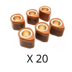 20 RODILLOS KOSO RACING BWS100 6GR TIPO BOTA
