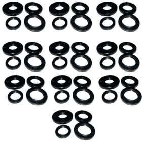10 RETENES MOTOR HONDA CH150 ELITE DELUXE 1985-96 AN125 (25-42-7, 20-47-7, 27-40-6, 20-28-5)