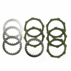 Pastas Y Discos Clutch Wstd Italika Ft125 Ft150 Dt125 Dt150 Dt250 Dm125 Dm150 Dm200 Dm250 Rc125 Rc150 Rt250 125Z 150Z 250Z Forza 125 150 Fiera 250 Xft125