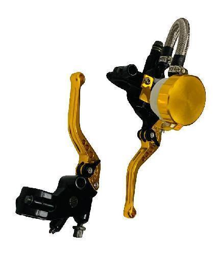 Manijas Completas Doradas Reforzadas Yzf R1 R6 Cbr929 Cbr600 Gsxr600 750 1000 Zx636 Zx6 Zx10