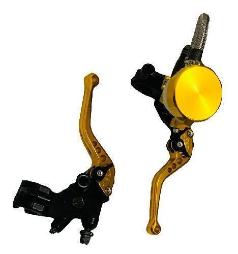 Manijas Completas Doradas Reforzadas Yzf R1 R6 Cbr929 Cbr600 Gsxr600 750 1000 Zx636 Zx6 Zx10 - Imagen 2