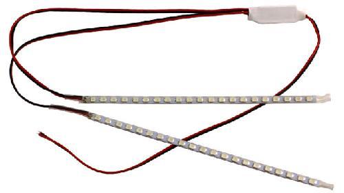 Tira Led Estrobo Rojo Azul Tipo Torreta Police