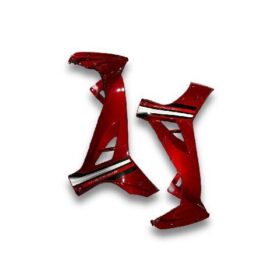 Cubiertas Laterales Delanteras Yamaha Crypton 110 Roja