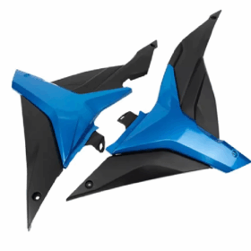 Cubiertas Laterales Asiento Suzuki Gixxer 155 Azul