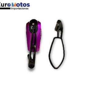 Espejos Aluminio Doble Morado Fz16 Fz 2.0 Fz 3.0 Fz25 Pulsar 200Ns 160Ns 150Ns 150Z 170Z 125Z 250Z Ft125 Ft150 Ft150s Ft150ts Dt125 Xeverus 250 Crossmax 200 250