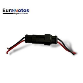 Cable Conector Hembra Macho 2 Cables Bifasico Universal