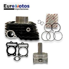 Cilindro Completo Bajaj Pulsar 160Ns 58Mm Anillos Rik Taiwan