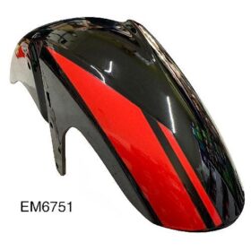 Salpicadera Delantera Italika Ft250ts Dt200 Sport Negro-Rojo