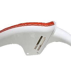 Salpicadera Delantera Italika Ft150gts Blanco-Naranja