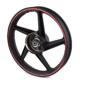 Rin 18 Trasero Italika Ft180/200 Dt200 Dt250 Negro-Rojo Oem F15030099 Freno Tambor