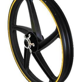 Rin 17 Delantero Italika At125 Negro-Amarillo Freno Disco