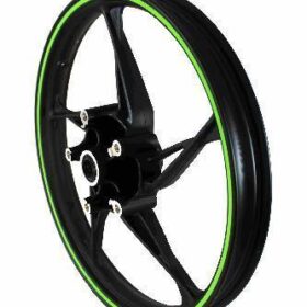 Rin 17 Delantero Italika 150Z Negro-Verde Freno Disco