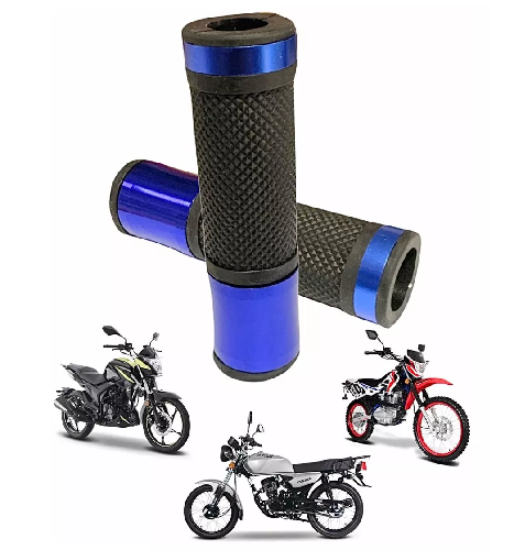 Puños Racing Azul Universal Bws125 Ray Z Fz16 Ft150 150Z Dm125 Dm150 Dm200 200Z