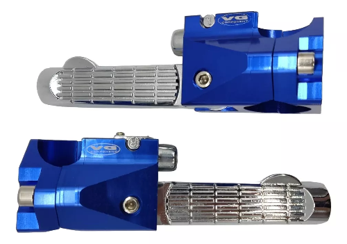 Posapies Traseros Yamaha Bws125 Bws125x Azul