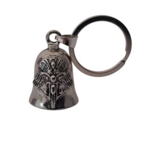 CAMPANA BIKER DECORATIVA PLATEADO
