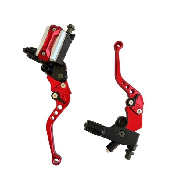 BOMBA FRENO Y MANIJAS UNIVERSALES FRENO DISCO ROJO