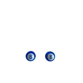 TAPON VALVULA DECORATIVO BOLA 8 AZUL